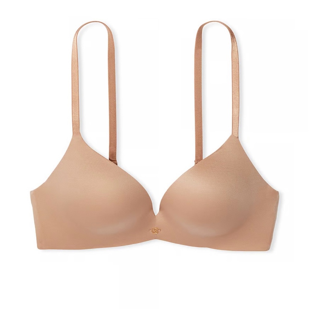 Nude Women's Intimate Bra Victorias Secret 32 DDD So Obsessed Smooth Wireless